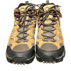 Merrell Men's Moab 2 Mid Hiking Boots Mens 14 Brown Earth Vibram Sole READ